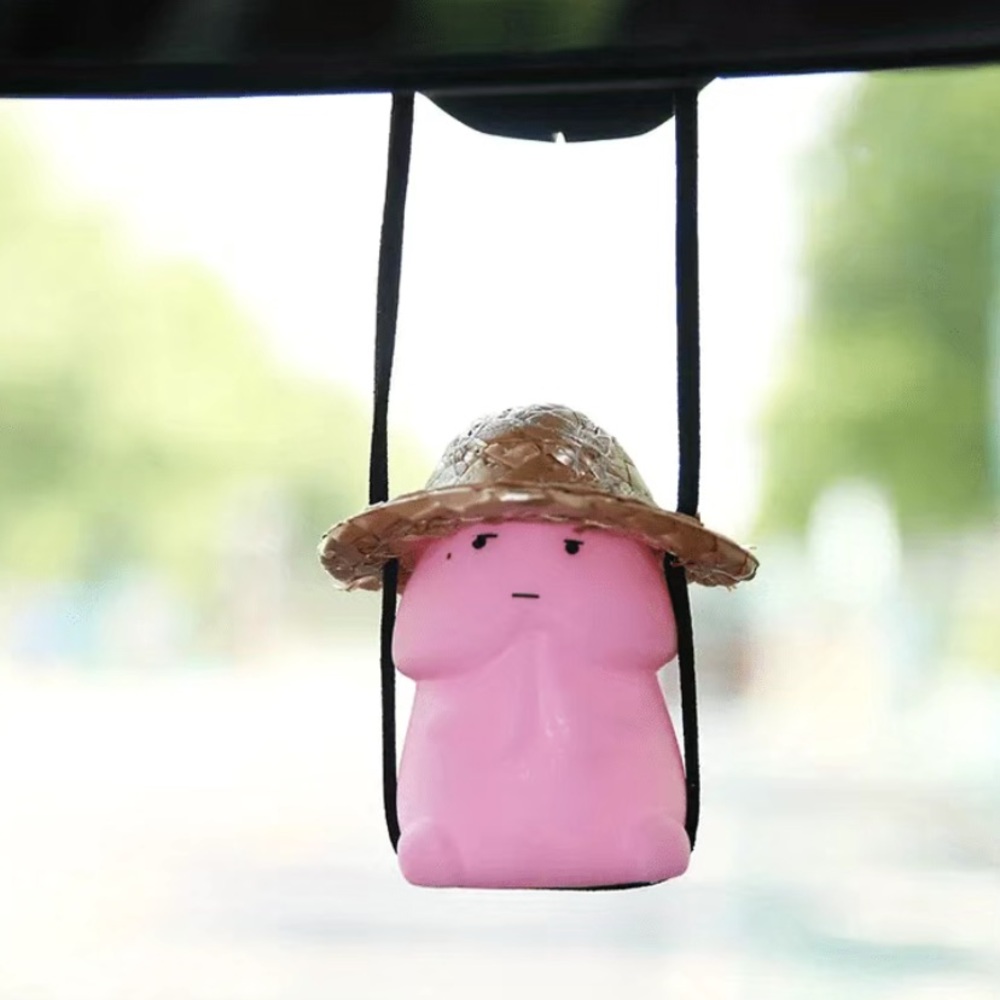 NWT Ding Dong Car Rear View Mirror Accessories - Swinging Ornament